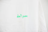 Áo thun cotton 100% in chữ Don't panic (nhiều màu)