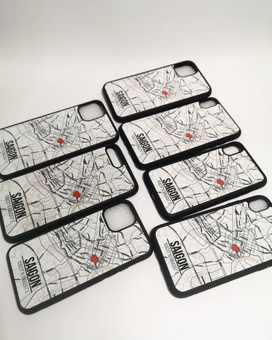 Ốp lưng  iphone in hình Love City Vietnam Map - Trà Vinh (đủ model iphone)