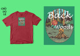 Áo thun unisex cotton 100% in hình Back to the woods, to nature