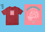 Áo thun unisex cotton 100% in hình Japanese Art - Dragon Warrior