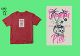 Áo thun unisex cotton 100% in hình Death is not the end, never give up