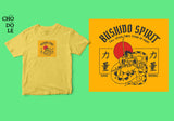 Áo thun unisex cotton 100% in hình Japanese Art - Bushido Spirit