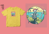 Áo thun unisex cotton 100% in hình Cheers to life !