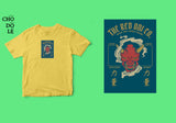 Áo thun unisex cotton 100% in hình Japanese Art - Oni Mask