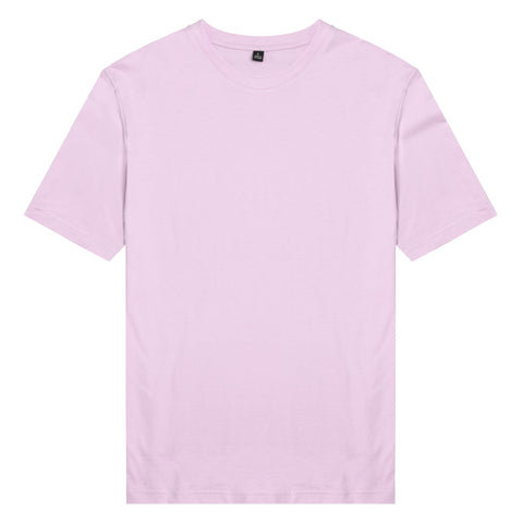 Áo thun basic unisex cotton 100% - màu hồng nhạt - chodole