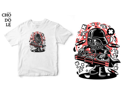 Áo thun unisex cotton 100% in hình Super Heroes Series - DJ Vader (nhiều màu)