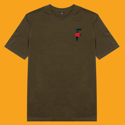 Áo thun unisex cotton 100% in hình Floral Text - F