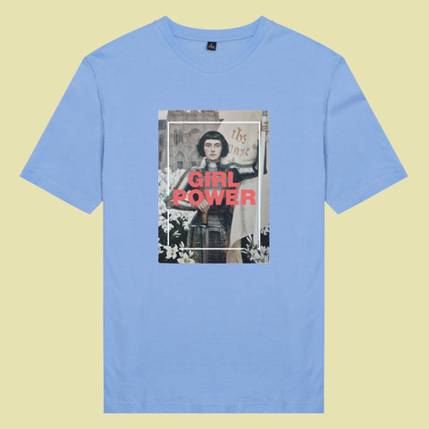 Áo thun unisex cotton in hình Girl Power