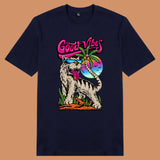 Áo thun unisex cotton in hình Good Vibe Tiger