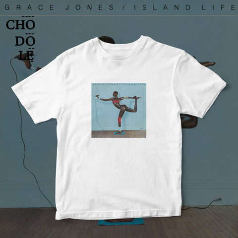 ÁO THUN UNISEX COTTON 100% IN HÌNH  - Grace Jones - Island Life (Album cover)