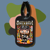 Travel tag cho túi xách/balo du lịch in hình pop culture cartoon series - Guns n roses