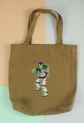Túi tote vải in hình Super Hereos - Iron Buzz (nhiều màu)