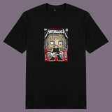Áo thun unisex cotton in hình pop culture cartoon series - Jame HetField metallica (nhiều màu)