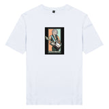 Áo thun unisex cotton 100% in hình Iconic People - Jimmy Einstein