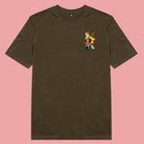 Áo thun unisex cotton 100% in hình Floral Text - K