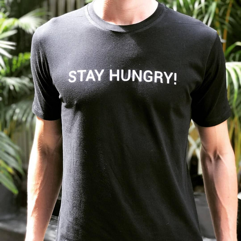 Áo thun unisex in hình Stay Hungry