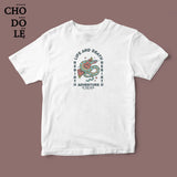 Áo thun unisex cotton 100% in hình Life and death