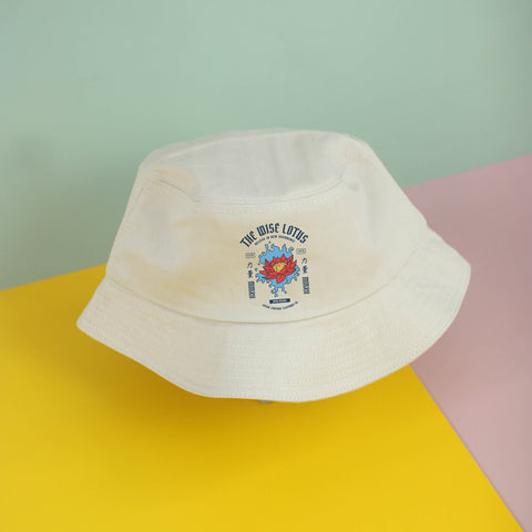 Nón bucket in hình Wise Lotus, believe in new beginnings (nhiều màu)