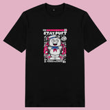 Áo thun unisex cotton in hình pop culture cartoon series - Stay Puft Marshmallow (nhiều màu)