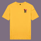 Áo thun unisex cotton 100% in hình Floral Text - N