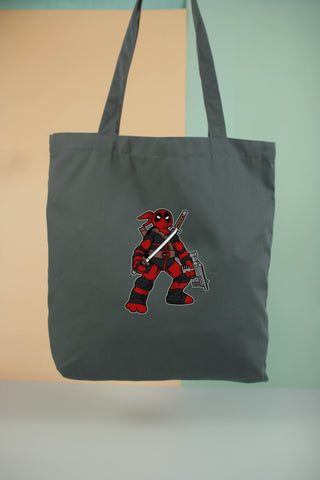 Túi tote vải in hình Super Heroes - Ninja Deadpool (nhiều màu)