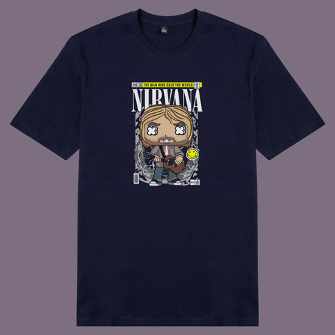 Áo thun unisex cotton in hình pop culture cartoon series - Nirvana (nhiều màu)