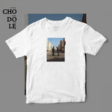 ÁO THUN UNISEX COTTON 100% IN HÌNH  - Pink Floyd - Wish you were here (Album cover)