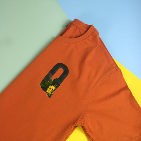 Áo thun unisex cotton 100% in hình Floral Text - Q