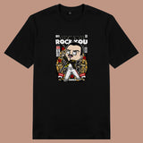 Áo thun unisex cotton in hình pop culture cartoon series - Freddie Mercury Rock you (nhiều màu)