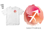 ÁO THUN UNISEX COTTON 100% IN HÌNH Cung hoàng đạo Sagittarius Nhân Mã