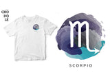 ÁO THUN UNISEX COTTON 100% IN HÌNH Cung hoàng đạo Scorpio Bọ Cạp