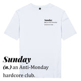 ÁO THUN UNISEX COTTON 100% IN CHỮ Sunday
