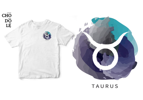 ÁO THUN UNISEX COTTON 100% IN HÌNH Cung hoàng đạo Taurus Kim Ngưu