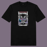 Áo thun unisex cotton in hình pop culture cartoon series - Thanos Venomized (nhiều màu)