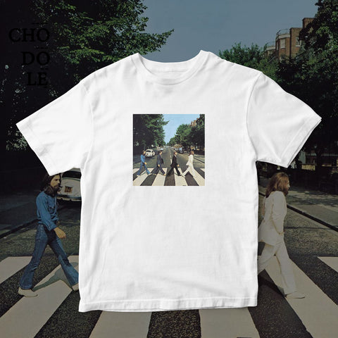 ÁO THUN UNISEX COTTON 100% IN HÌNH  - The Beatles - Abbey Road (Album cover)