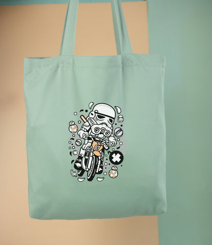 Túi tote vải in hình Super Heroes - Vader Crunch (nhiều màu)