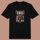 Áo thun unisex cotton in hình pop culture cartoon series - Hip Hop Legends Tupac (nhiều màu)