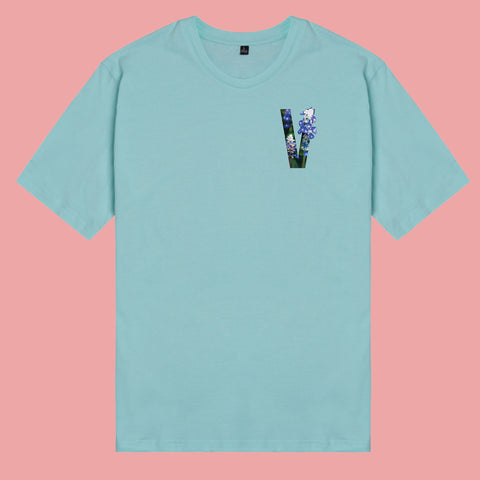 Áo thun unisex cotton 100% in hình Floral Text - V