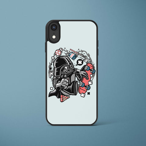 Ốp lưng  iphone in hình Super Heroes Series - Vader Skater (đủ model iphone)