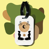 Travel tag cho túi xách/balo du lịch in hình abstract body art 11