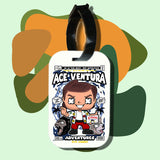Travel tag cho túi xách/balo du lịch in hình pop culture cartoon series ace ventura