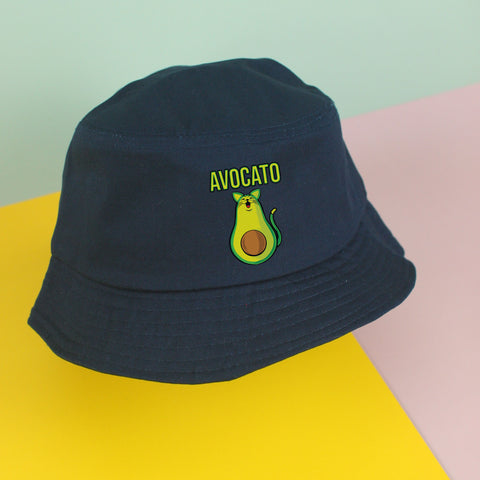 Nón bucket in hình Cat Lover Series - Avocato (nhiều màu)