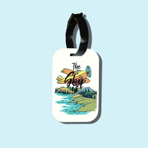 Travel tag cho túi xách/balo du lịch in hình The Sky is not the limit