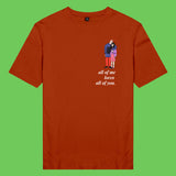 Áo thun unisex cotton 100% in hình Love Couple - All of me loves all of you (nhiều màu)