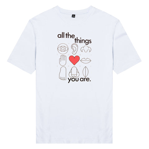 Áo thun unisex cotton 100% in hình All the things you are