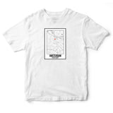 Áo Thun unisex in hình Love City Map - Amsterdam