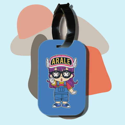 Travel tag cho túi xách/balo du lịch in hình arale