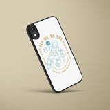 Ốp lưng  iphone in hình fly to the moon (đủ model iphone)