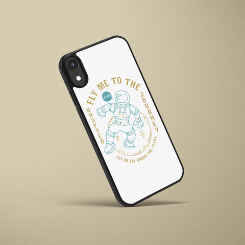 Ốp lưng  iphone in hình fly to the moon (đủ model iphone)