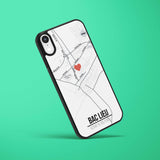 Ốp lưng  iphone in hình Love City Vietnam Map - Bac Lieu (đủ model iphone)